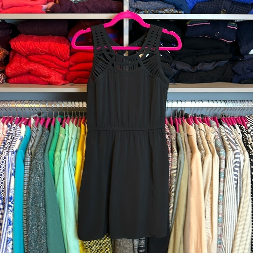 American Eagle Outfitters black cut out sleeveless dress size S